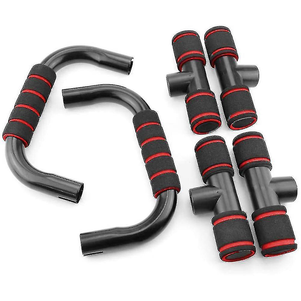 Push Up Bars - Home Workout Equipment Pushup Handle With Cushioned Foam Grip And Non-slip Sturdy Structure - Portable Pushup Stands For Home Fitness -