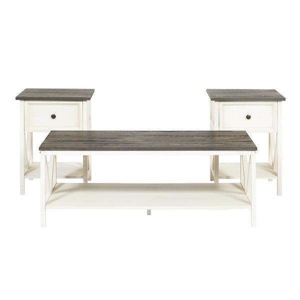 Middlebrook 3-Piece Distressed Table Set