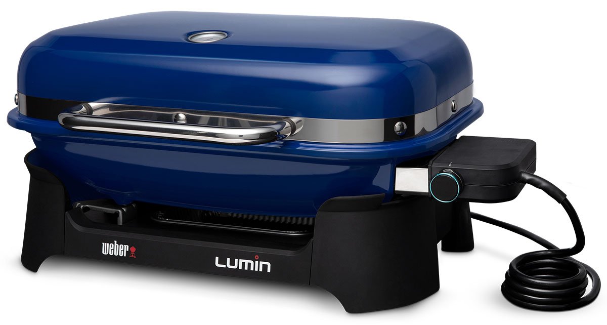 Weber Lumin Deep Ocean Blue Electric Grill