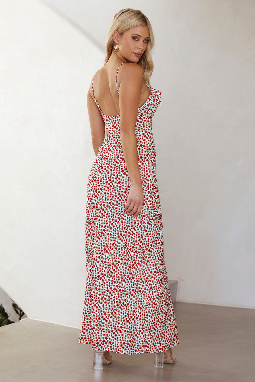 Breezy Fit Maxi Dress Red