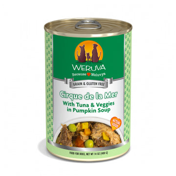 Weruva Cirque de la Mer with Tuna and Veggies in Pumpkin Soup Canned Dog andndash; Pet Empire and Supplies