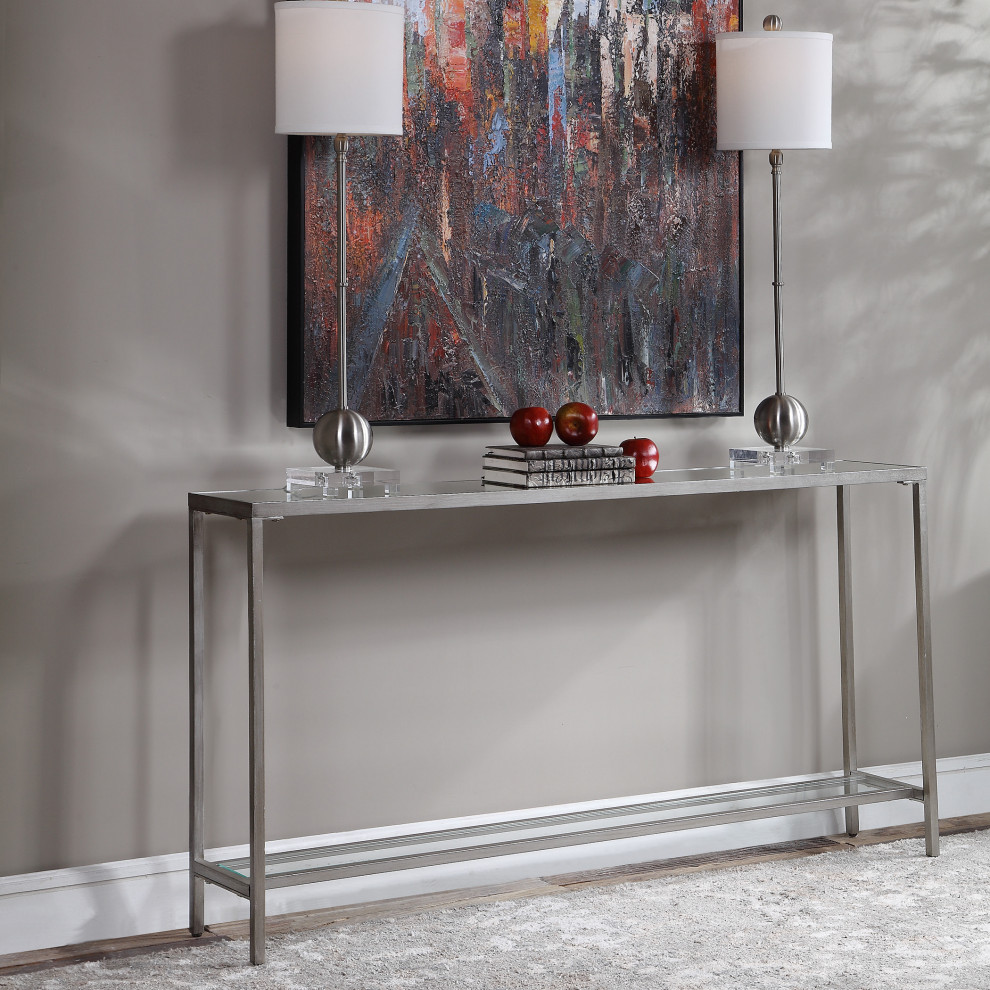 Hayley Console Table   Transitional   Console Tables   by HedgeApple  Houzz