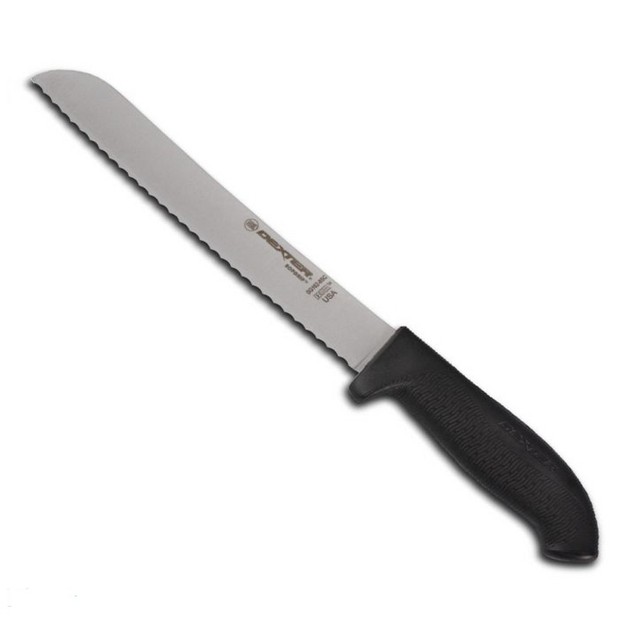 Dexter Russell Sg162 8scb pcp Sofgrip Black 8 In Scalloped Bread Knife