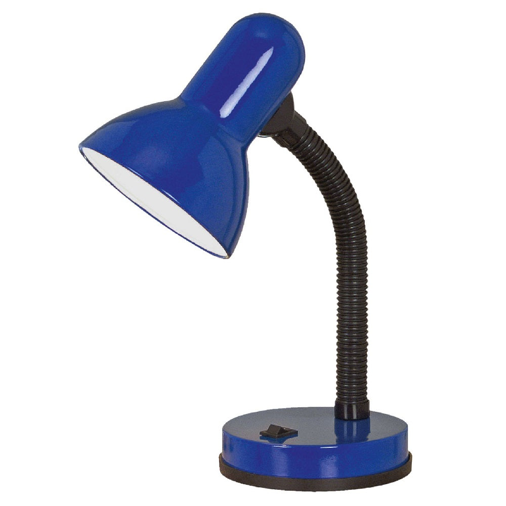 Eglo 9232 Blue Retro Flexible Switched Study Table Desk Lamp 30cm