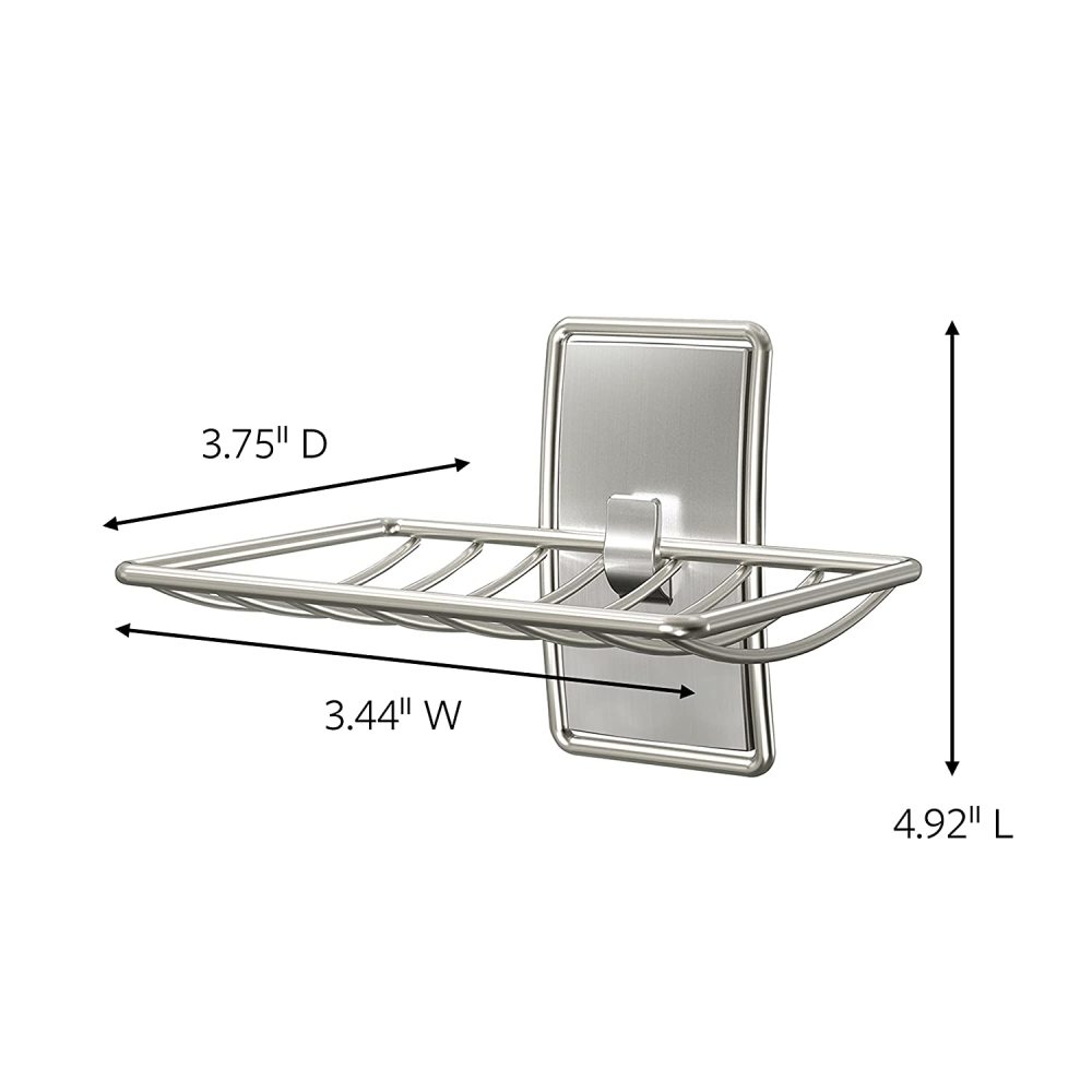 3M Command Bath Satin Nickel Soap Dish ;