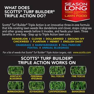 Scotts Turf Builder 20lb. UltraFeed and Triple Action Bundle for California Lawns (2-Pack) VB02153