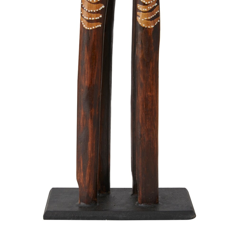 Brown Albizia Bohemian Sculpture