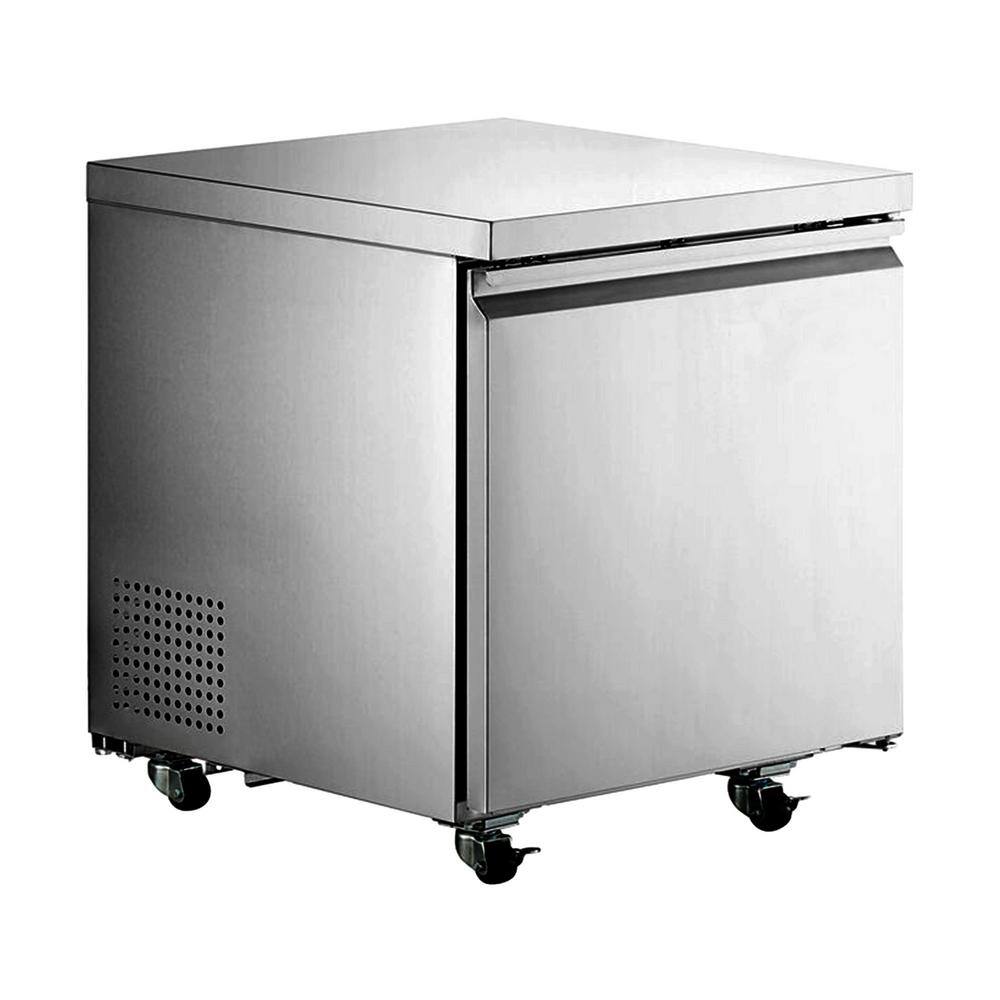 Cooler Depot 6.3 cu. ft. AutoCycle Defrost Commercial Undercounter Upright Freezer in Stainless DXXTUC27F