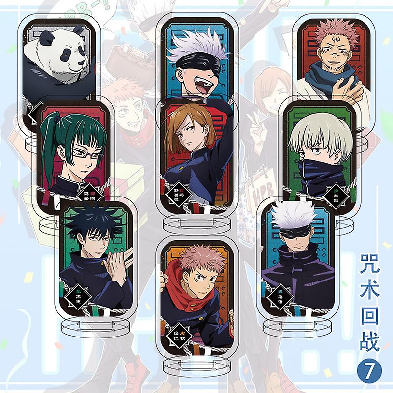 9pcs/set Anime Star Moon Acrylic Stand Model Tsukino Usagi Luna Cat Sailormoon Figure Decoration Action Plate Toys，jujutsu Kaisen25