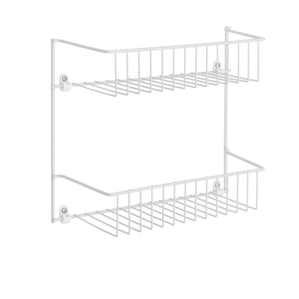 Everbilt 2-Tier Rack Wire Shelf (12.5 in. W x 10.5 in. H X 5 in. D) 90262