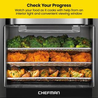 Chefman 10-Liter Digital Multifunction Air Fryer Plus Rotisserie Dehydrator Oven RJ38-10-RDO-V2