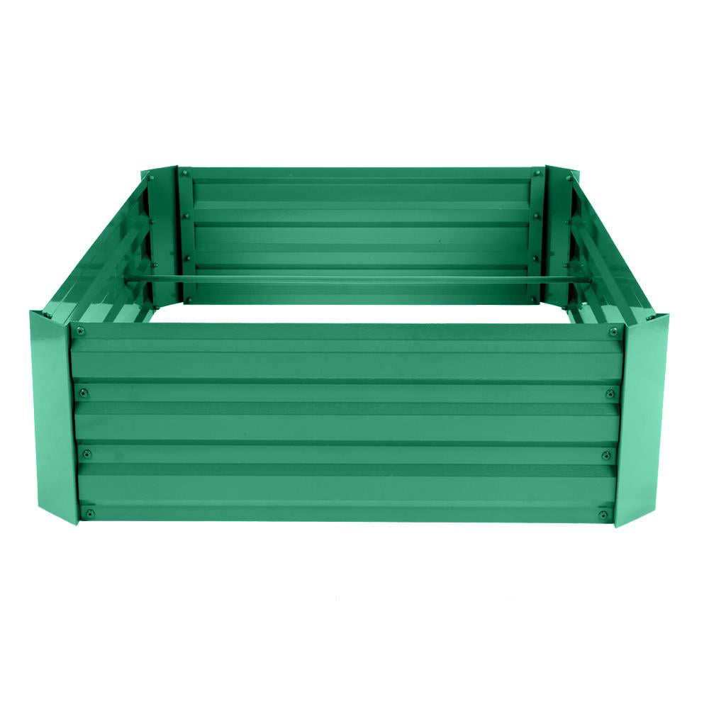 Winado 48"L x 36"W x 12"H Metal Raised Grarden Bed Woodland Green