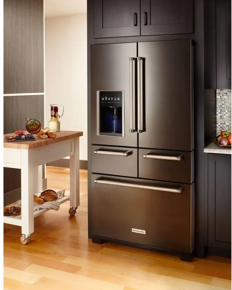 KitchenAid French Door Refrigerator KRMF706EBS