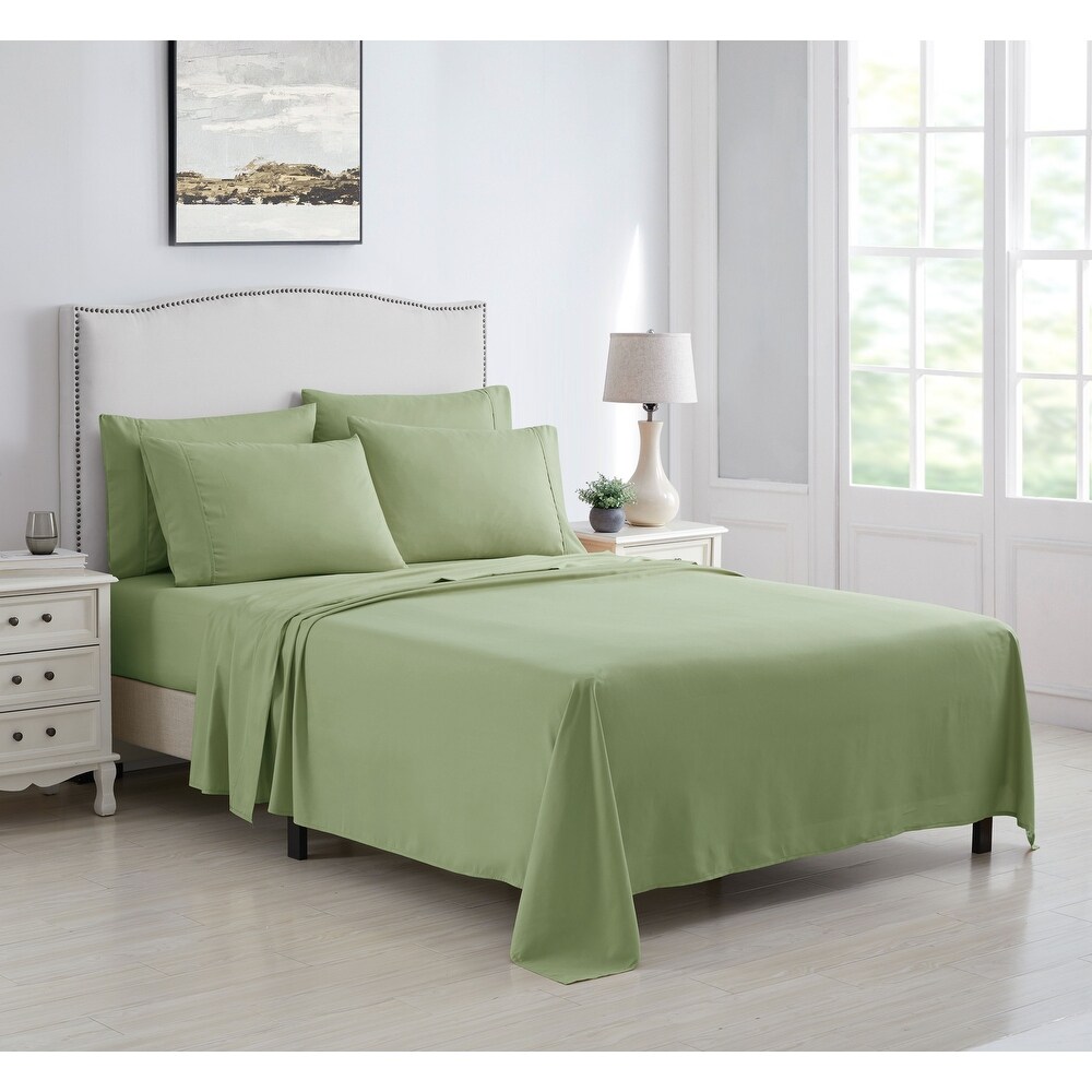 Kathy Ireland 6 Piece Brushed Microfiber Sheet Set