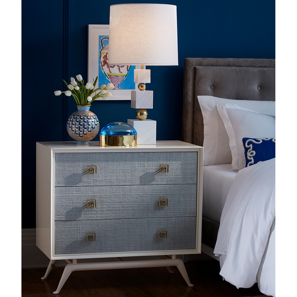 Siam Three Drawer Chest   Traditional   Accent Chests And Cabinets   by Jonathan Adler  Houzz