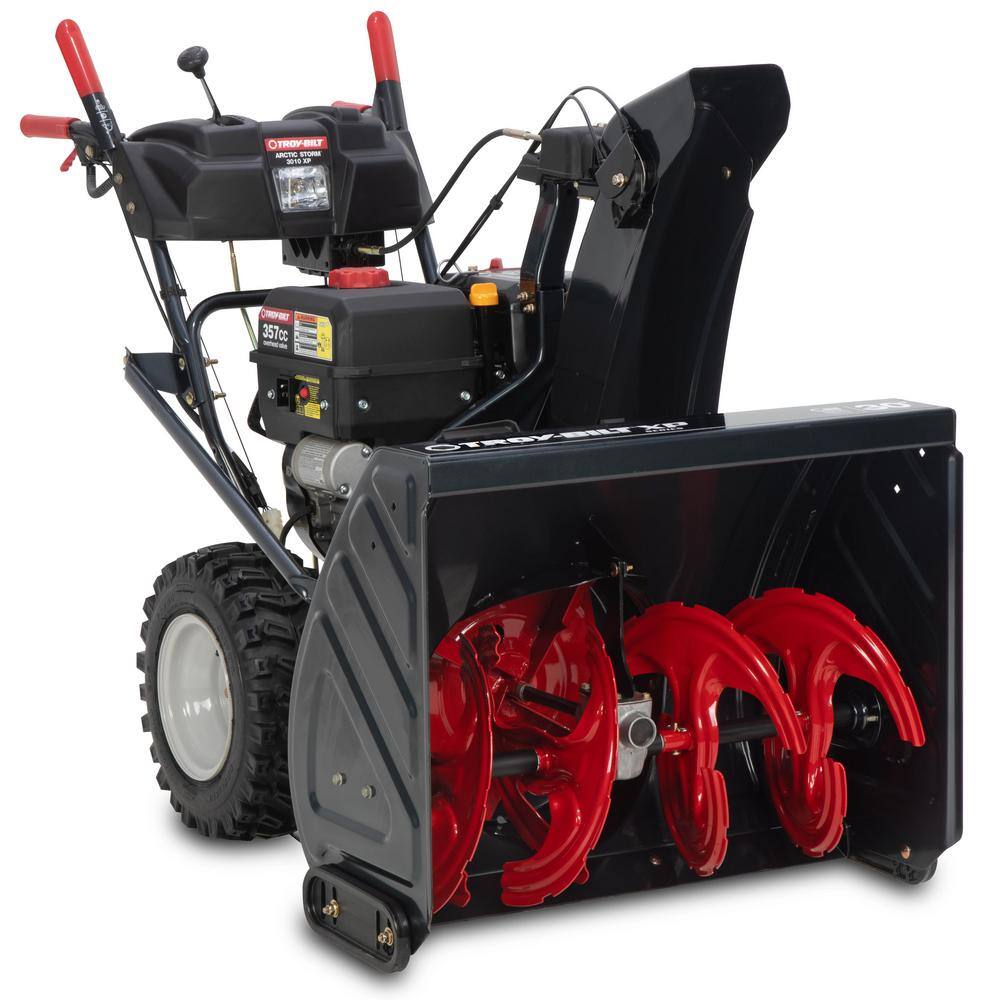 Troy-Bilt Arctic Storm 30 in. 357cc Two-Stage Electric Start Gas Snow Blower with Power Steering and Electric 4-Way Chute Control Arctic Storm 30