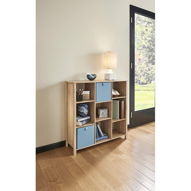 Closetmaid 1605600 Freestanding Premium 9 cube Storage Organizer Bench Weathered Oak