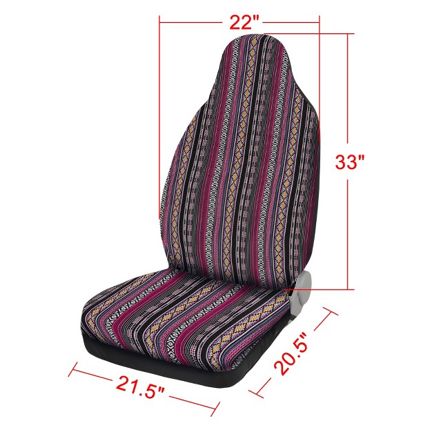 Unique Bargains Universal Durable Bucket For Car Suv Automotive Seat Covers Multi colored 1 Pc