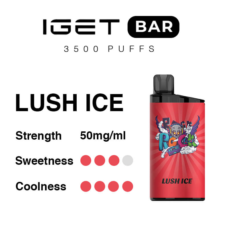 Lush Ice – IGET Bar 3500 Puffs