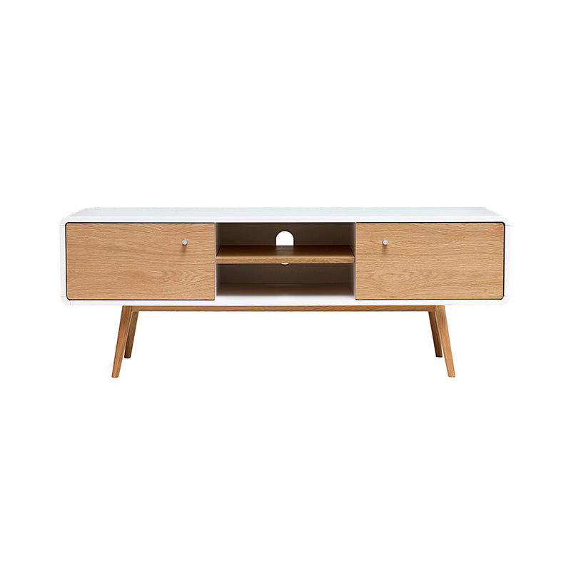 KAISU Entertainment TV Unit 150cm -  Natural & White