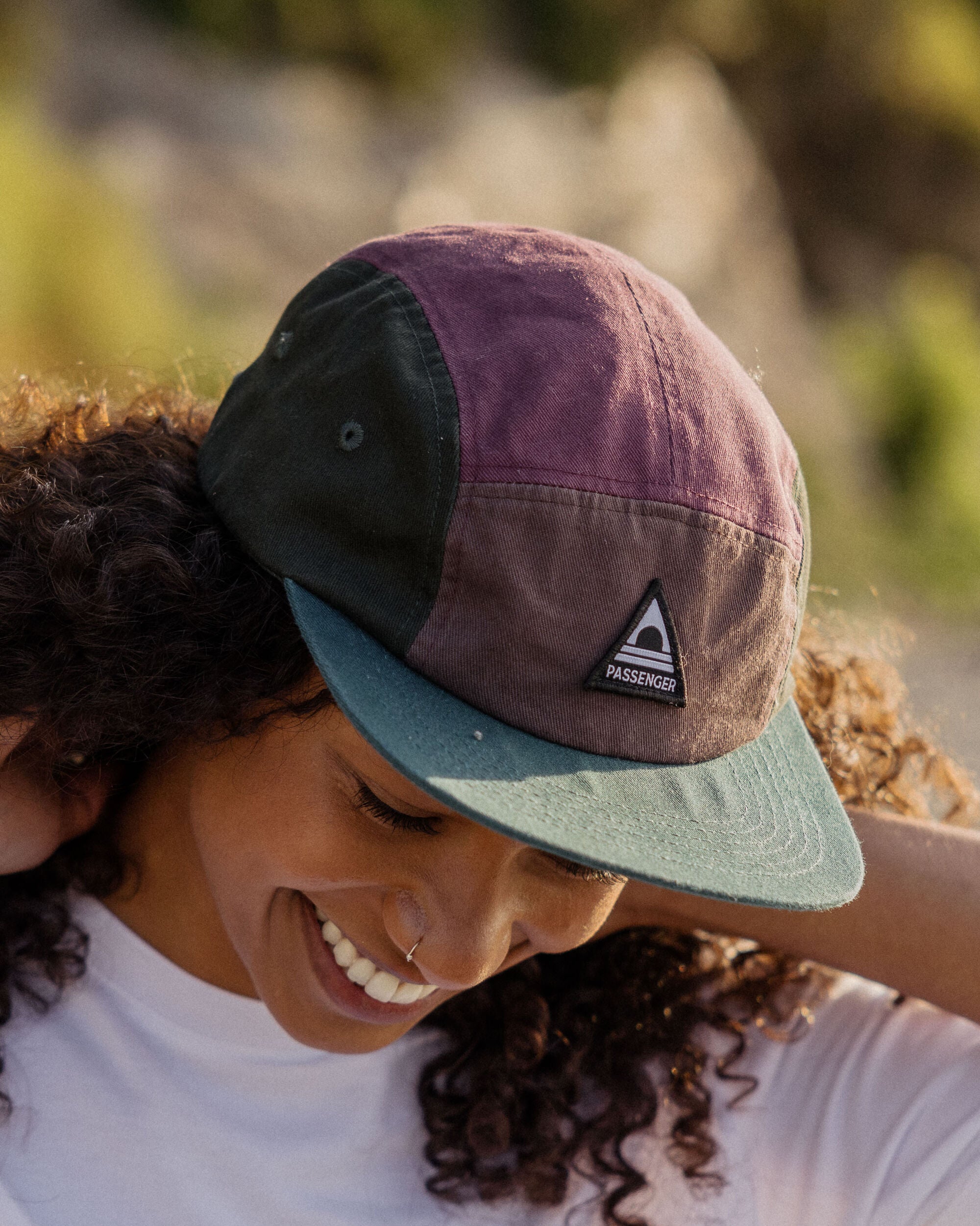 Fixie Recycled 5 Panel Cap - Grape Multi