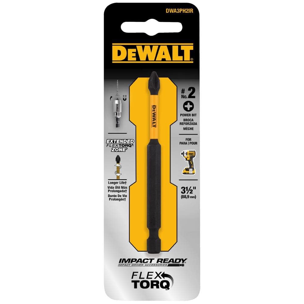 DEWALT 3.5-in Phillips No.2 Impact Ready 1 pk DWA3PH2IR from DEWALT