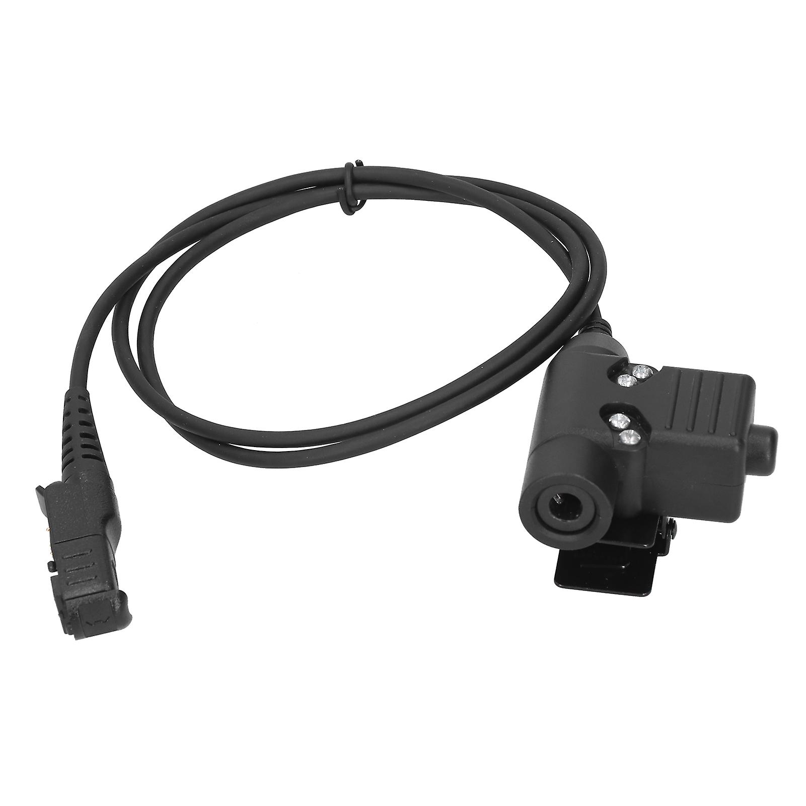 U94 Ptt Cable Plug Headset Adapter Fit For Motorola P6600/6620/xpr3300 Walkie Talkie