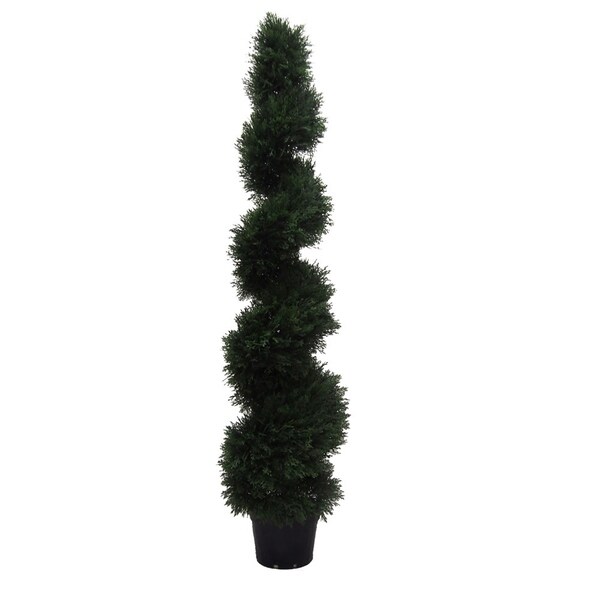 Vickerman 5' Green Cedar Everyday Topiary