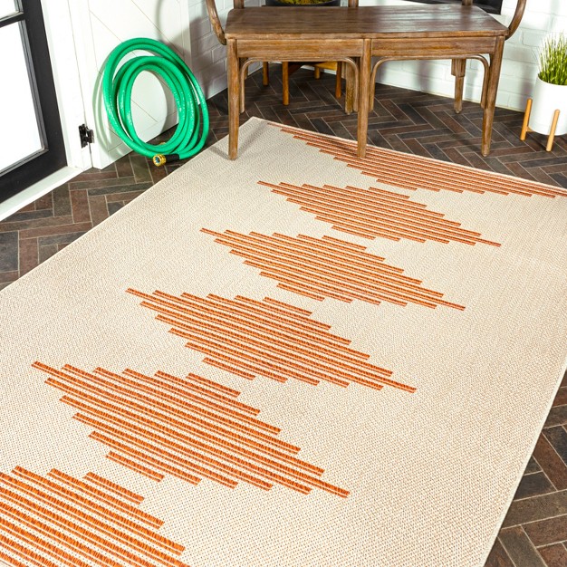 Vinales Diamond Stripe Indoor outdoor Area Rug Jonathan Y