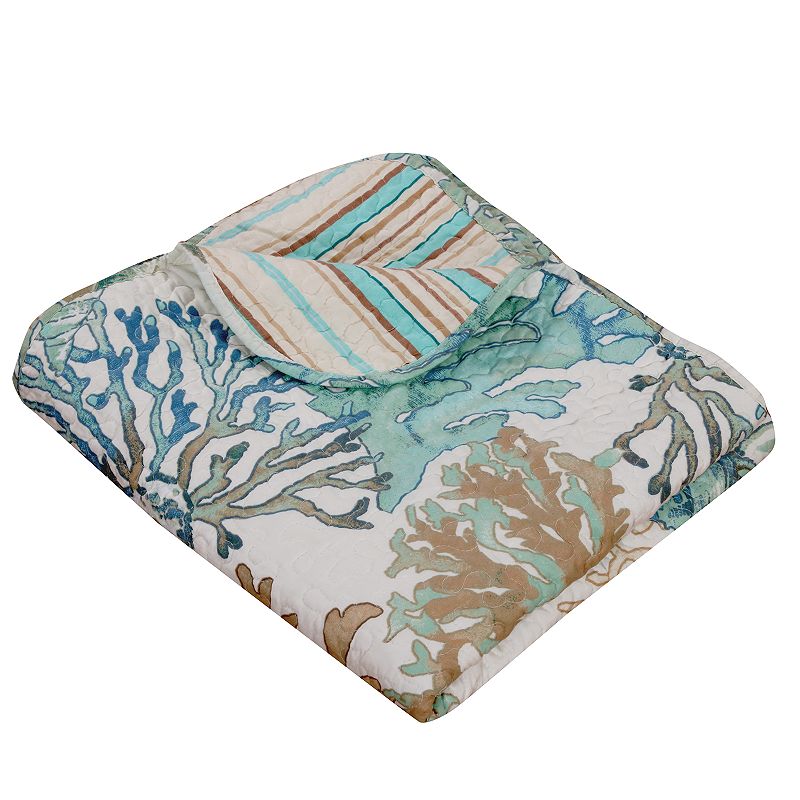 Barefoot Bungalow Atlantis Jade Throw