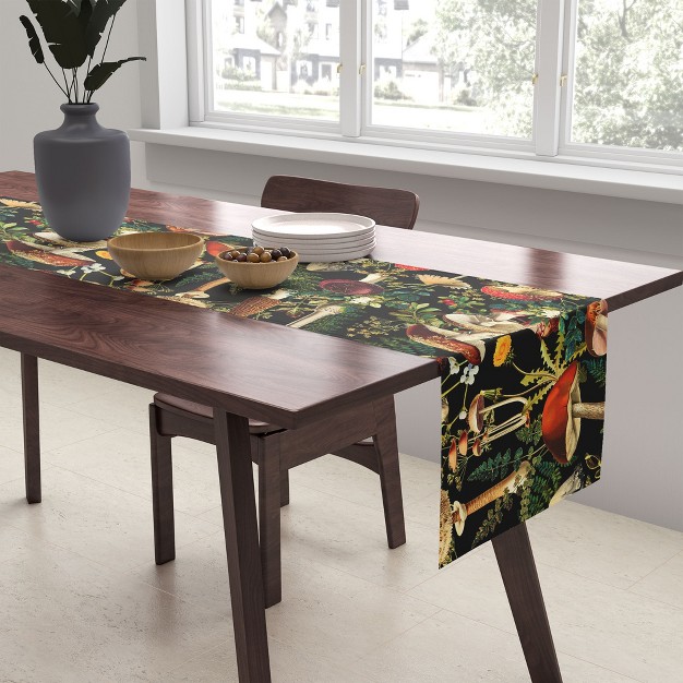 Burcu Korkmazyurek Mushroom Paradise Table Runner Deny Designs