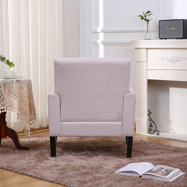 Tufted Upholstered Comfy Reading Accent Chairs Sofa