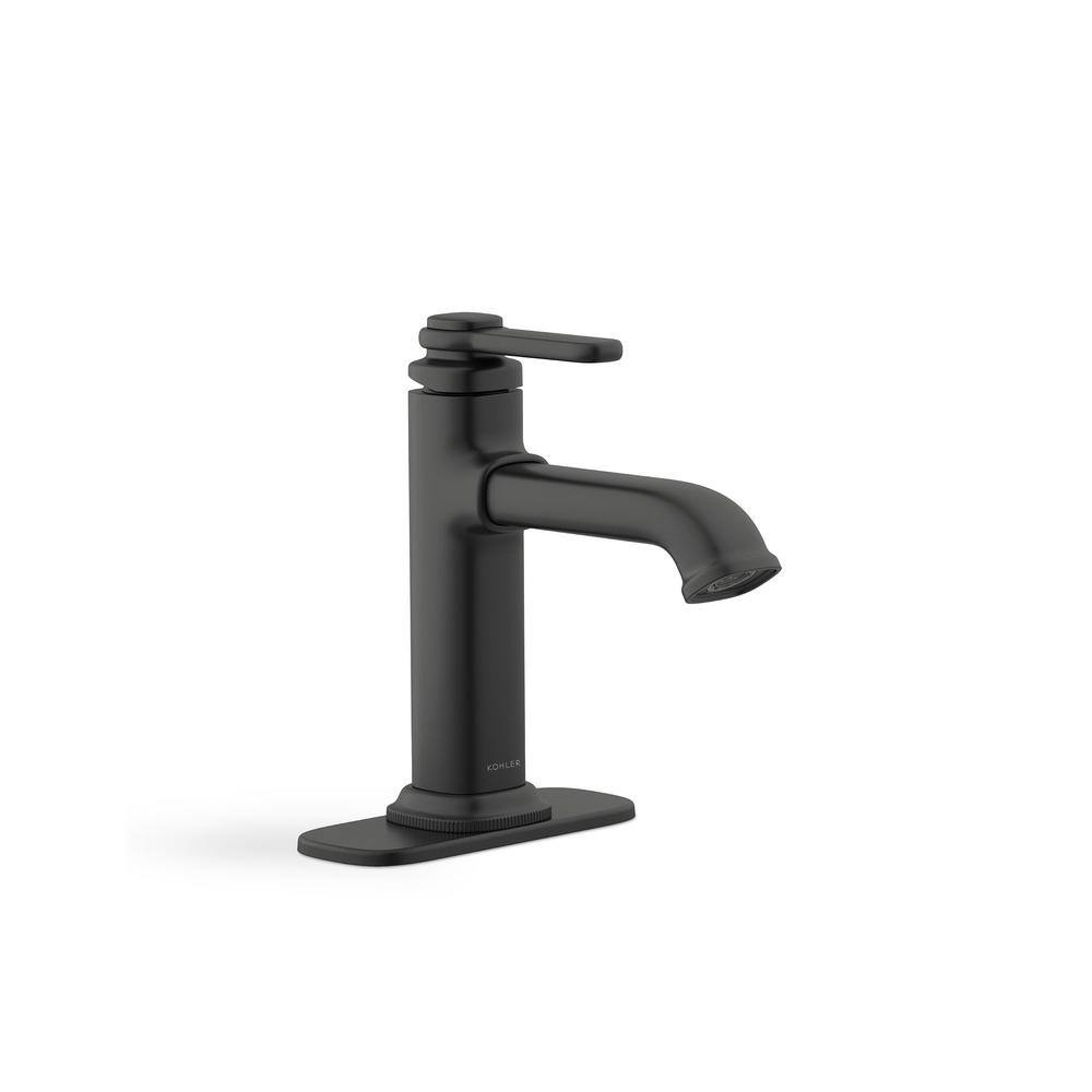 KOHLER Numista Single Hole Single-Handle Bathroom Faucet in Matte Black K-R26583-4D-BL