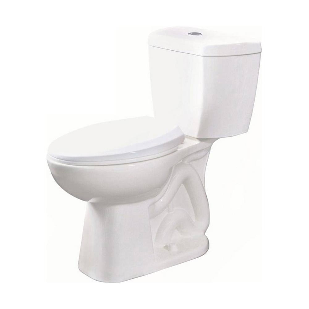 Niagara Stealth Stealth 2-piece 0.8 GPF Ultra-High-Efficiency Single Flush Elongated Toilet in White Seat Included (3-Pack) 77000WHAI1