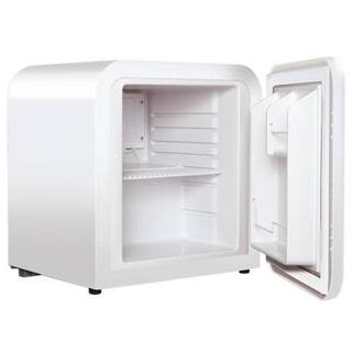 Husky 1.51 Cu. ft. 40-Can Retro Freestanding Quiet Compact Countertop Mini Fridge with Reversible Door without Freezer (White) OSFR003-WM