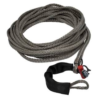 LockJaw 38 in. x 50 ft. Synthetic Winch Line Extension with Integrated Shackle 21-0375050