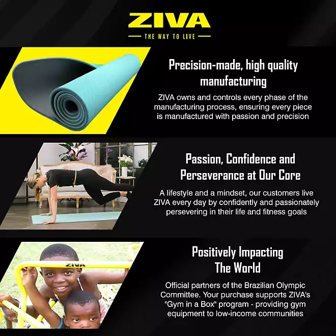 ZIVA Yoga Mat 5mm TPE