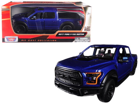 Motormax 2017 Ford F 150 Raptor Pickup Truck Blue ...