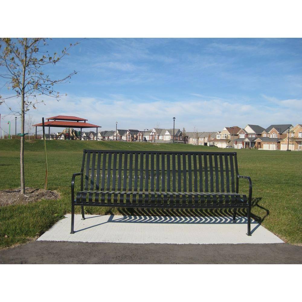 Paris 6 ft. Black Premier Bench 460-023-0006