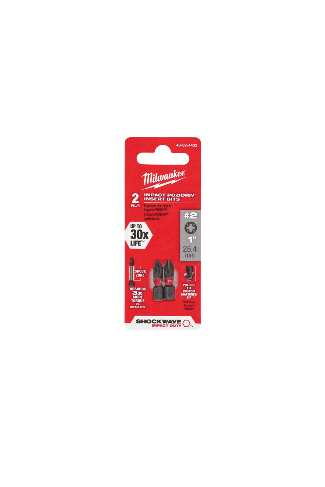 Milwaukee Tool 48-32-4432 Milwaukee SHOCKWAVE Impact Driver Bits