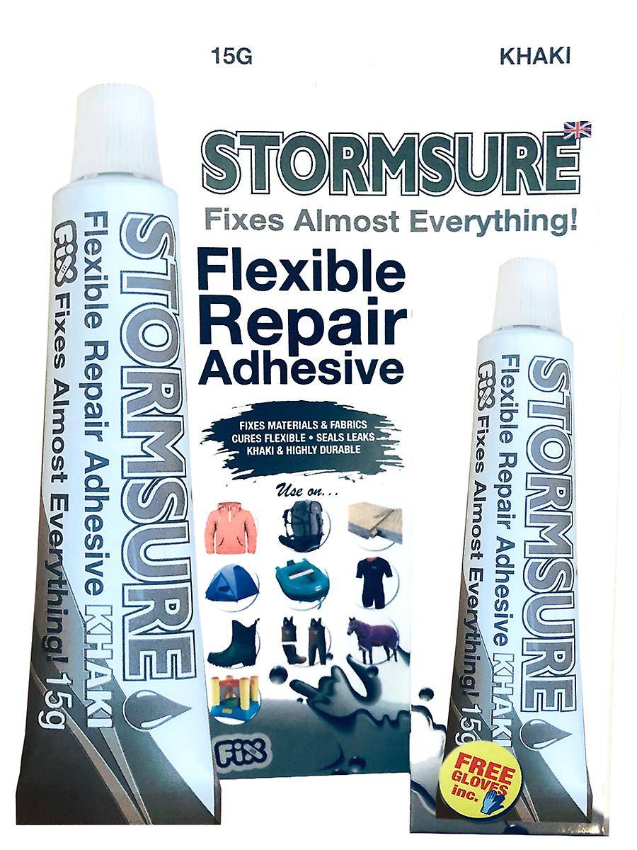 Stormsure Flexible Repair Adhesive 15g Khaki