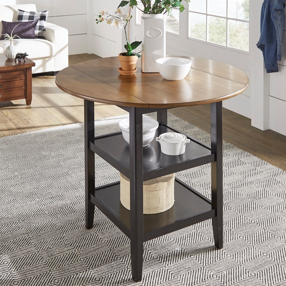 Eleanor Round Counter height Drop leaf Table by iNSPIRE Q Classic