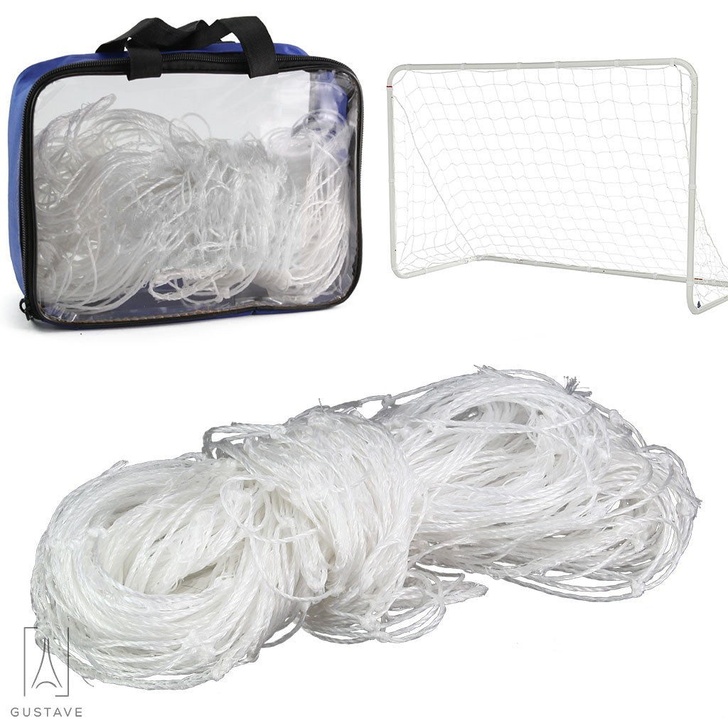 Gustave Design 7.8 X 5.9 Ft Portable Football Soccer Goal Net， Full Size Soccer Goal Nets Outdoor Backyard Sport Match Training