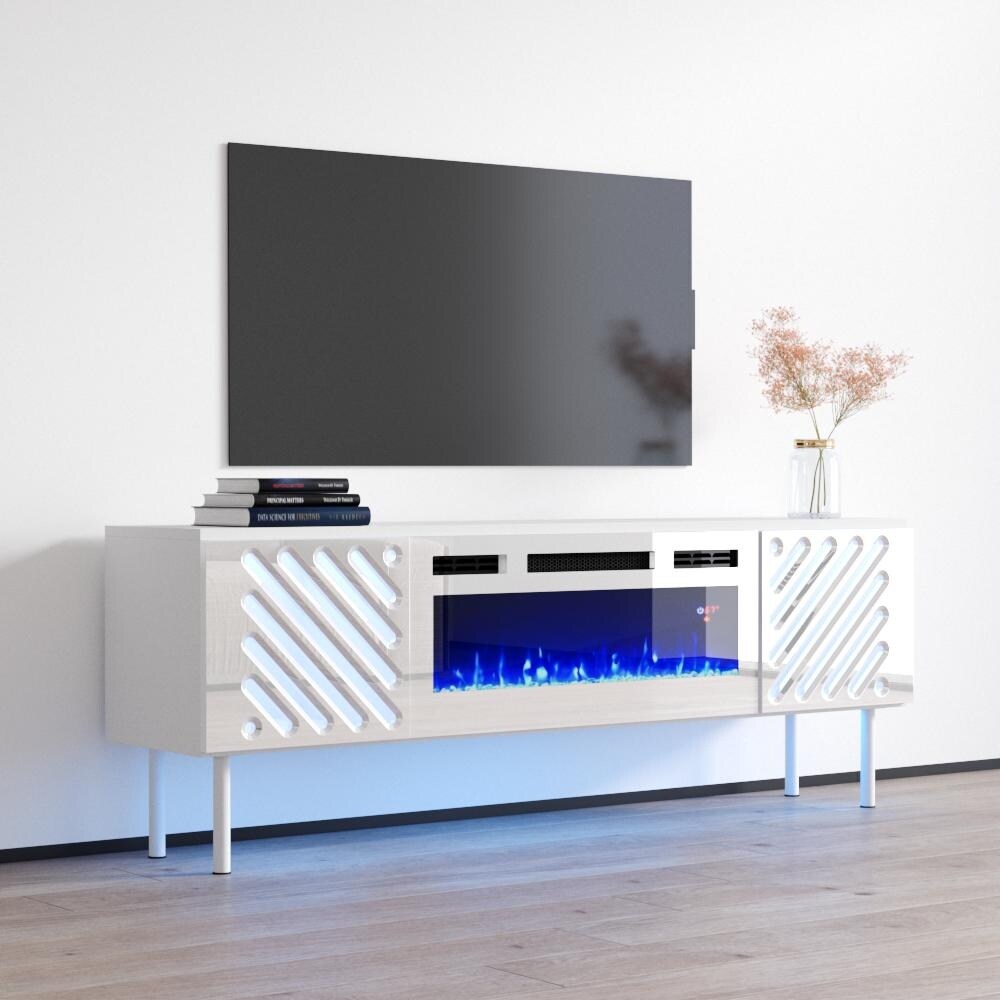 Laser WH EF Electric Fireplace 63\