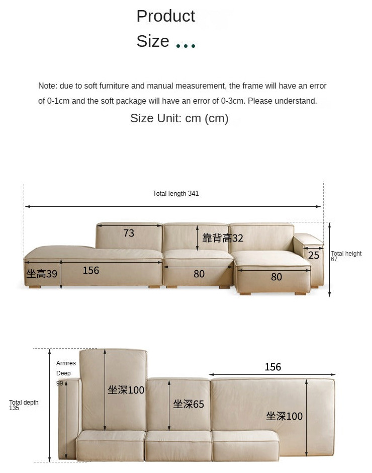 Module Combination Technology Fabric Sofa   Transitional   Sofas   by GVAwood  Houzz