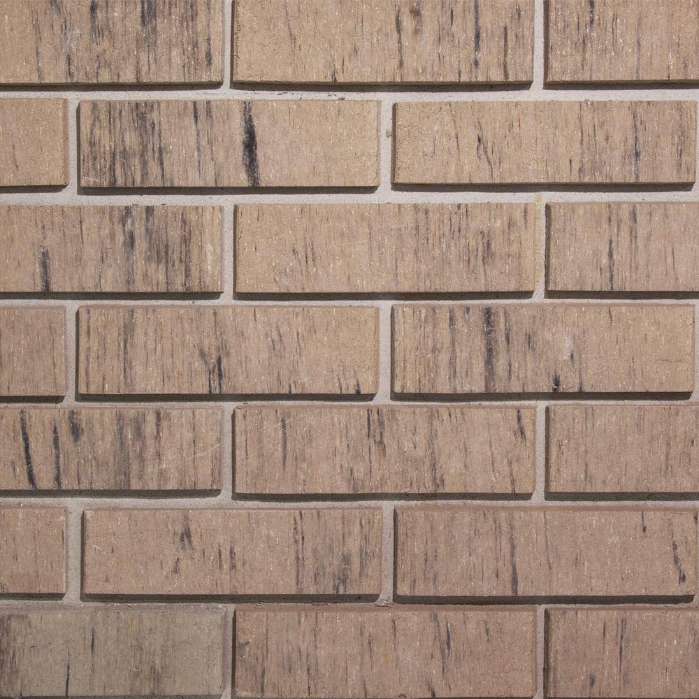 Z-BRICK 8 in. x 2.25 in. x 0.44 in. Concrete Americana Wheat Thin Brick Veneer ZC018205