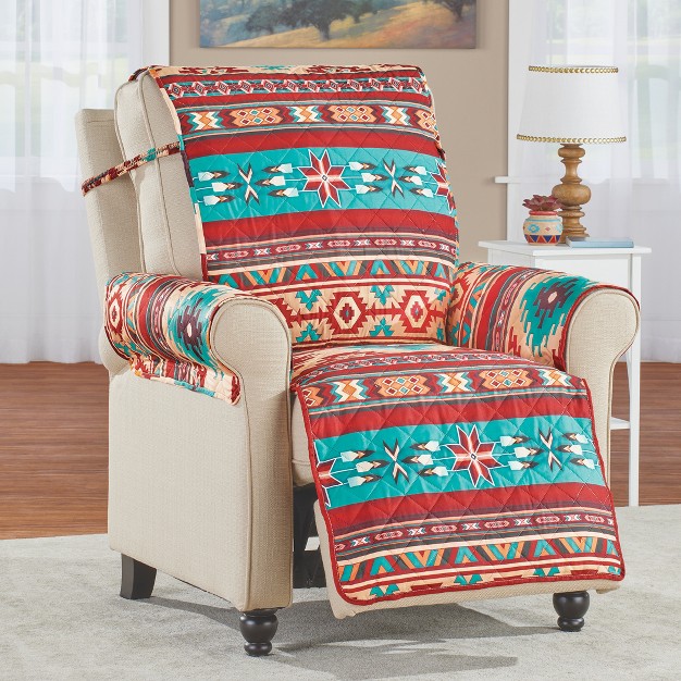 Collections Etc Quilted Bold Southwest Design Furniture Cover