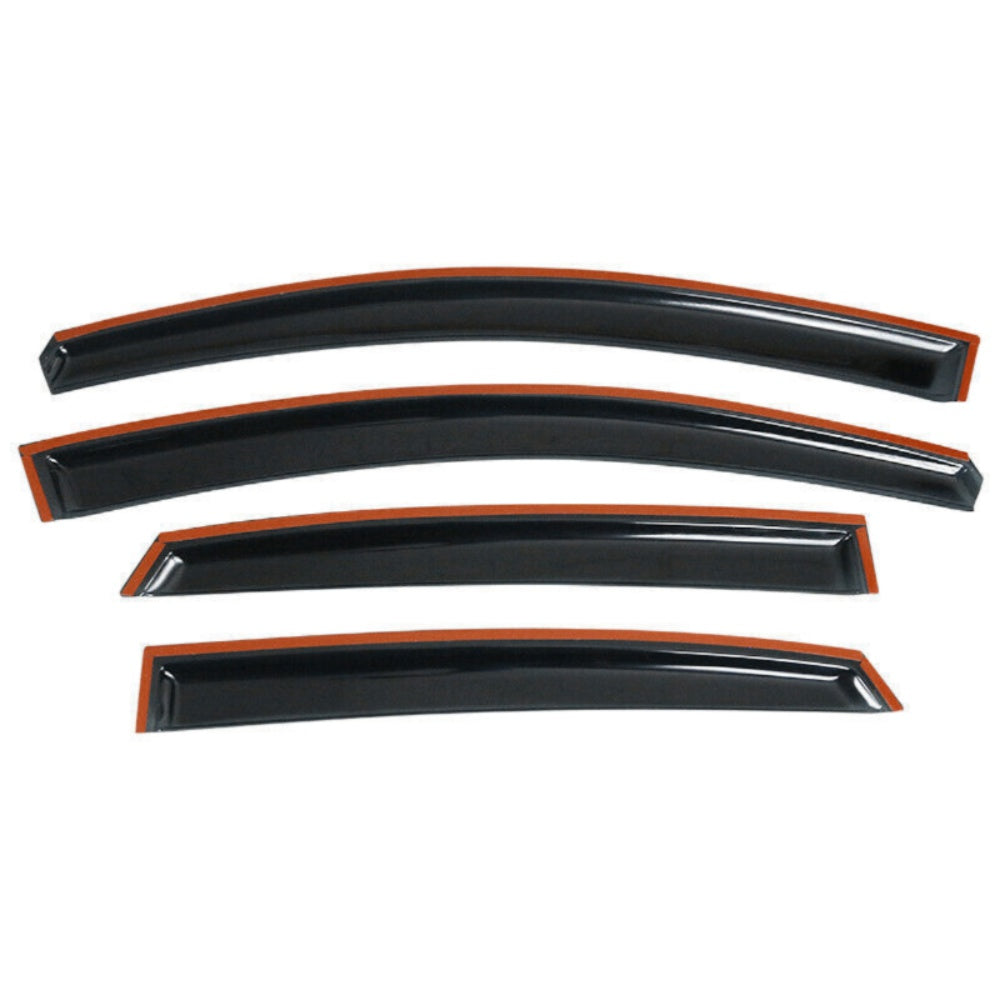 For Nissan 13-19 Sentra Sedan Window Visor Vent Rain Sun Deflector Guard 4Pc Set