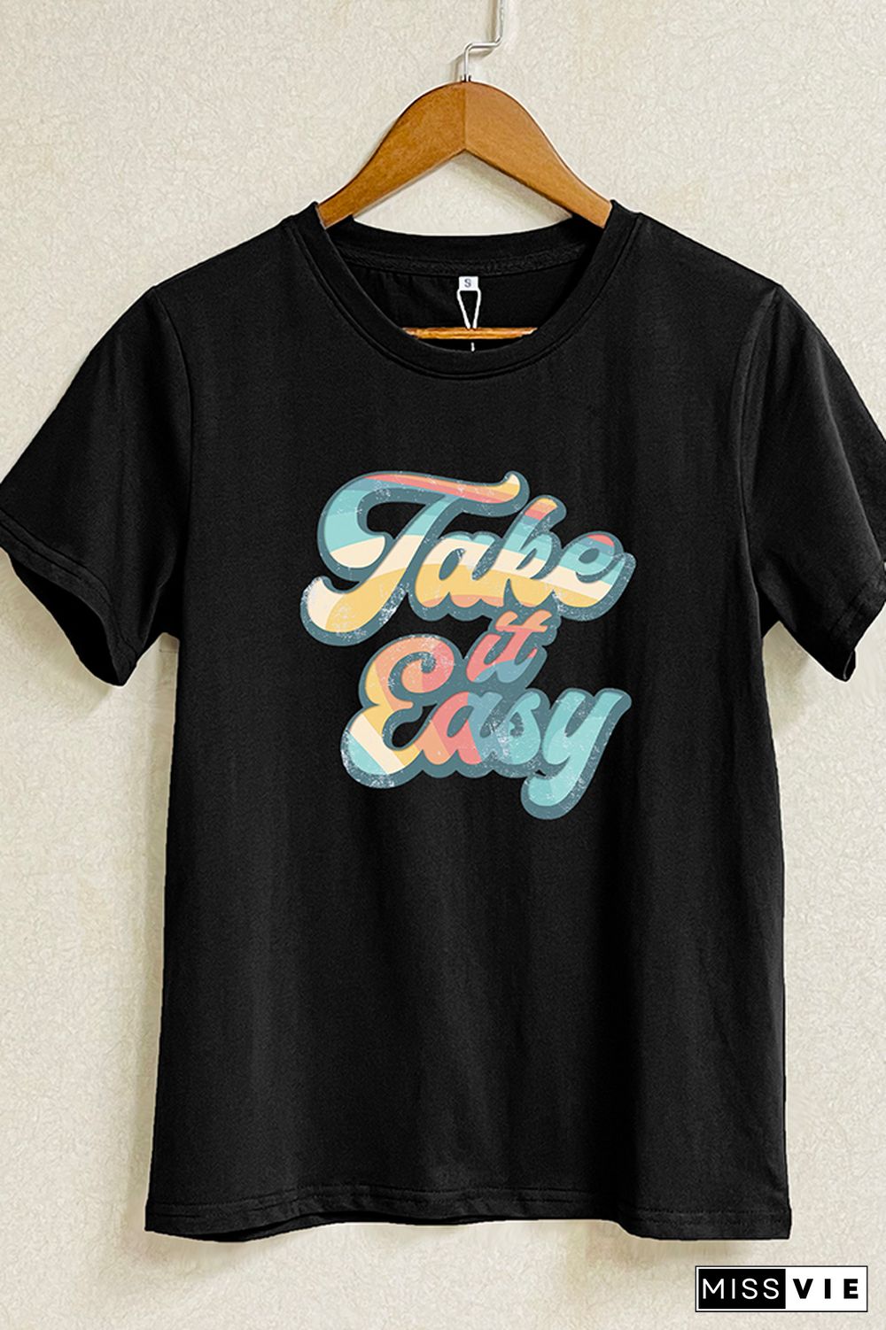 Take It Easy Graphic T-Shirt Wholesale