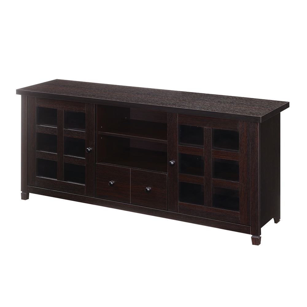 Newport Park Lane 1 Drawer TV Stand with Storage Cabinets and Shelves for TVs up to 65 Inches